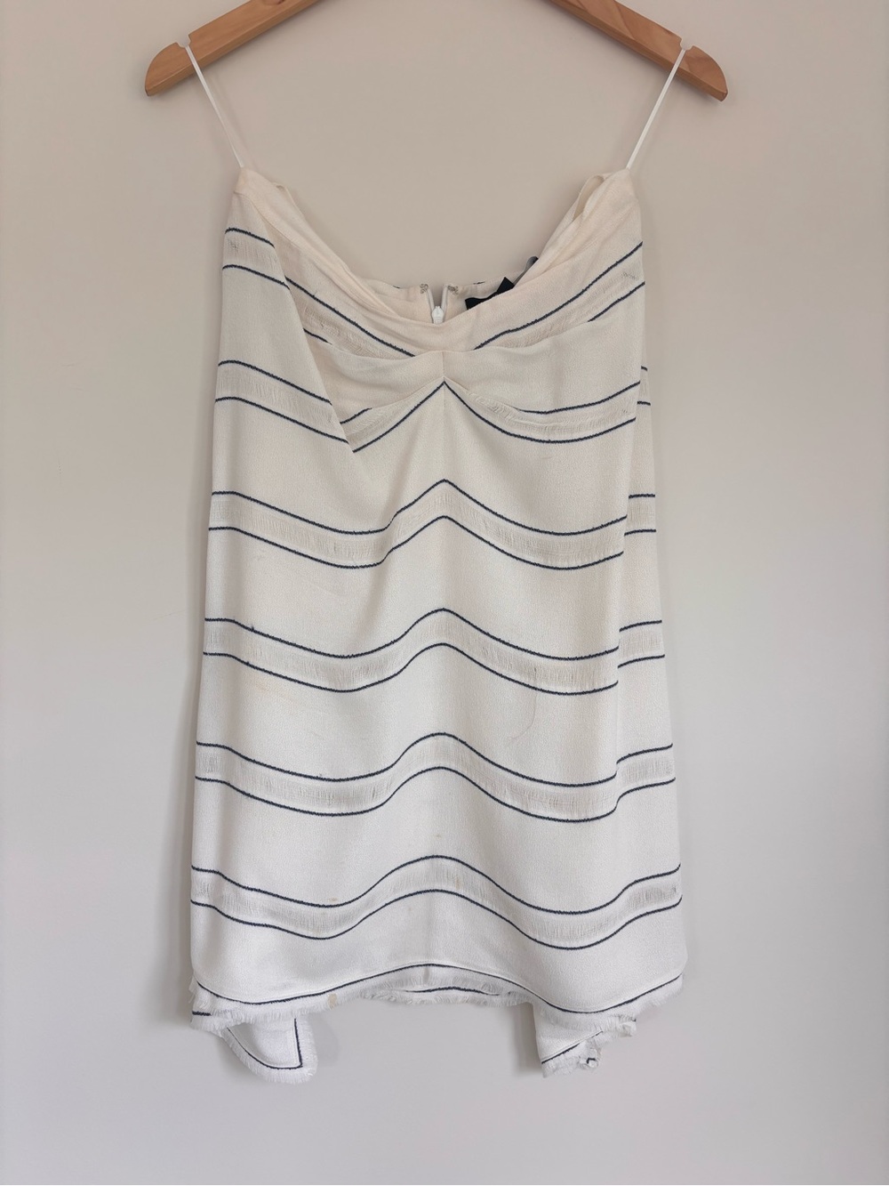 Proenza Schouler Silk Crepe Strapless Mini Dress 6
